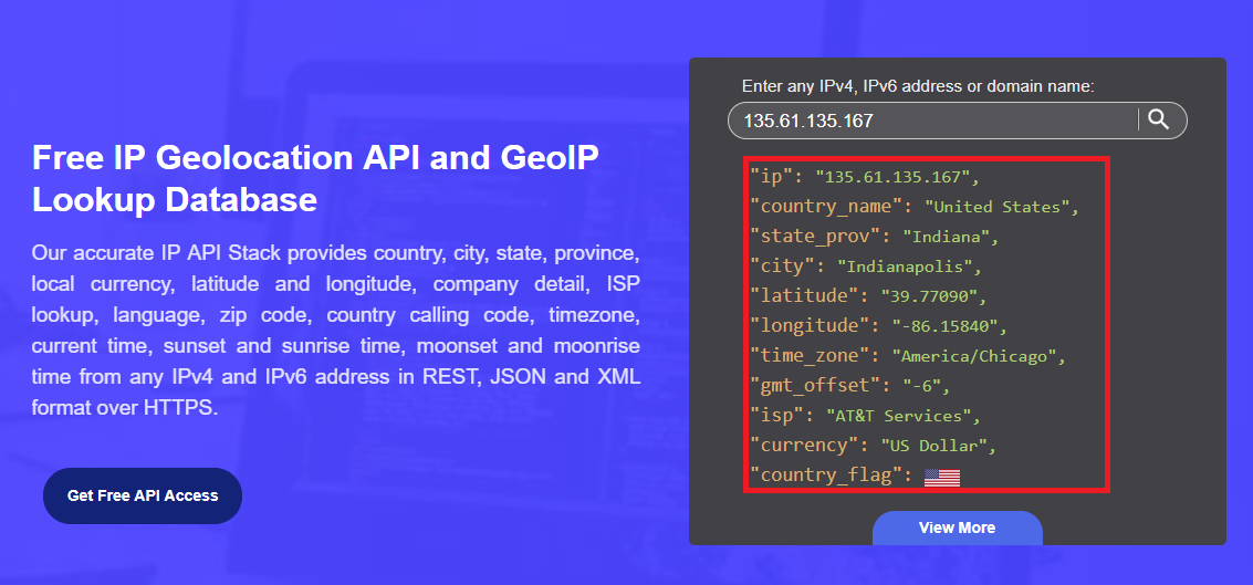 ip address lookup